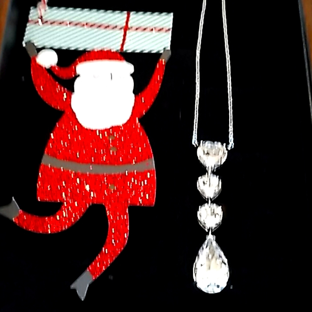 New Sterling Crystal Necklace